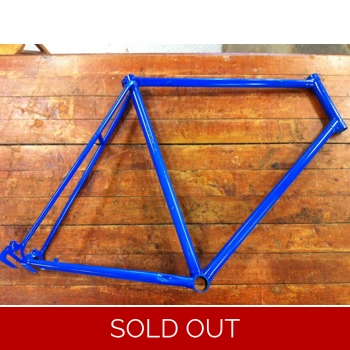 Vintage Steel Lugged 63cm Road Bike Frame - NOS